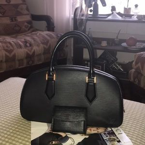 Louis Vuitton Leather Handbag and Wallet